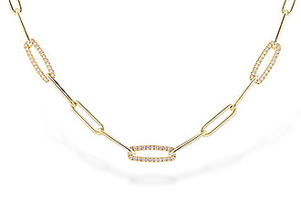 A319-81909: NECKLACE .75 TW (17 INCHES)