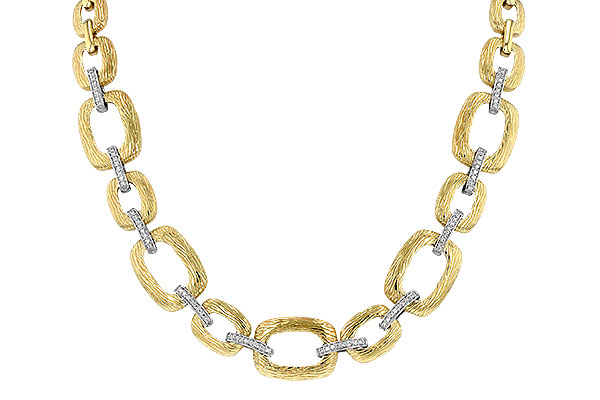 F052-54626: NECKLACE .48 TW (17 INCHES)
