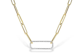 H319-81908: NECKLACE .50 TW (17 INCHES)