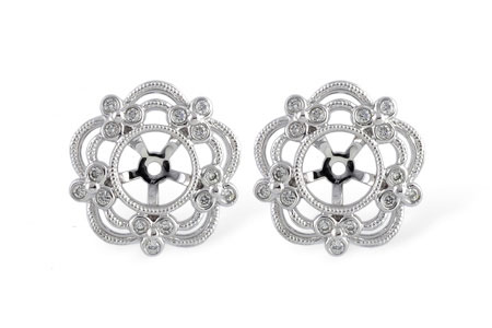 A231-67363: EARRING JACKETS .16 TW (FOR 0.75-1.50 CT TW STUDS)
