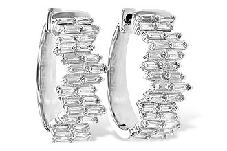 D236-22808: EARR .70 TW BAGUETTE DIAS