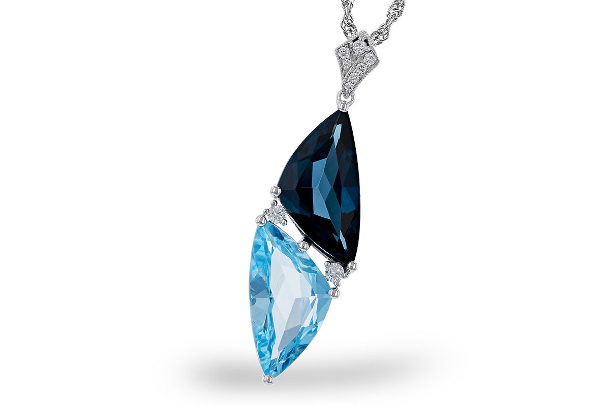 E320-74599: NECK 6.87 BLUE TOPAZ 6.97 TGW