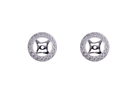 K229-87299: EARRING JACKET .32 TW (FOR 1.50-2.00 CT TW STUDS)