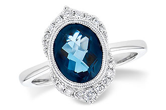 K318-98244: LDS RG 1.86 LONDON BLUE TOPAZ 2.00 TGW