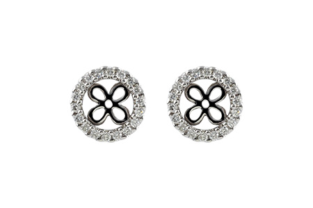 M233-49117: EARRING JACKETS .30 TW (FOR 1.50-2.00 CT TW STUDS)