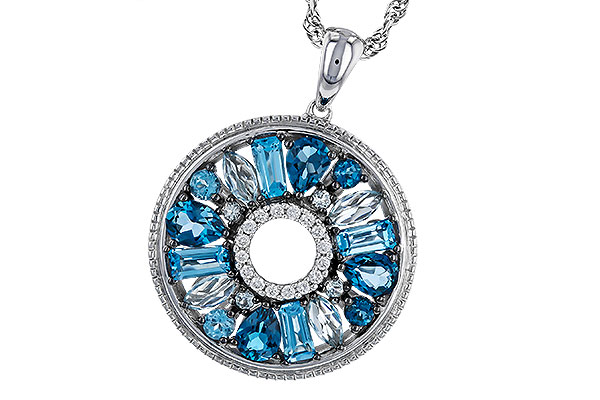 M320-76399: NECKLACE 1.67 BLUE TOPAZ 1.72 TGW